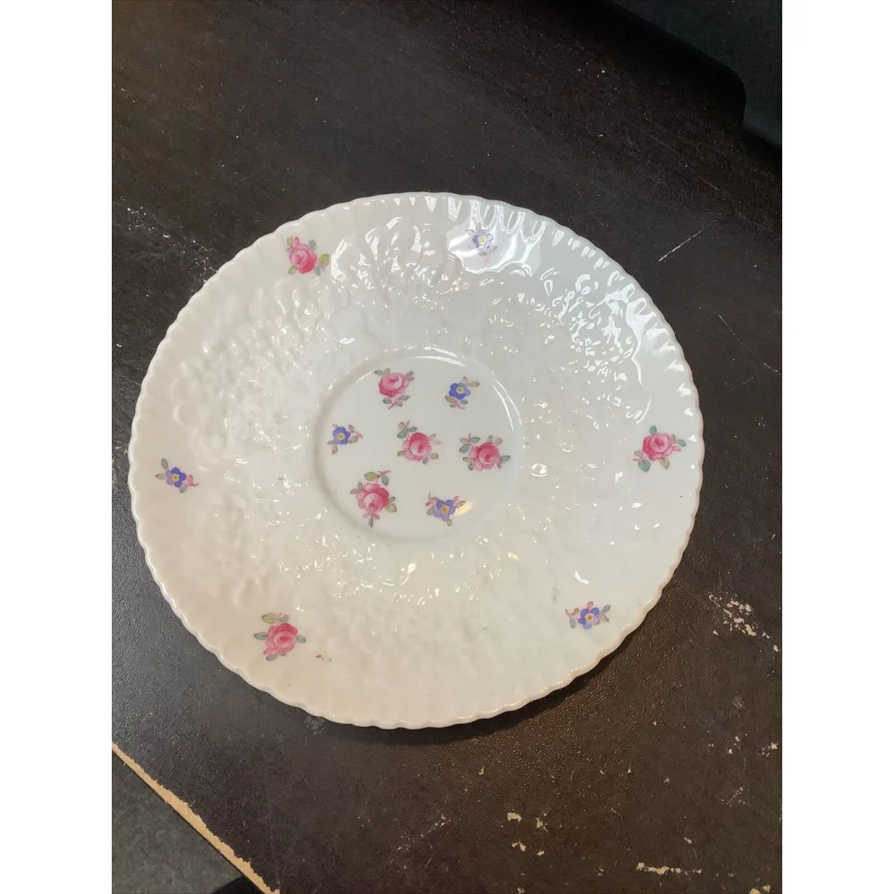 Spode Copeland China Forget Me Not Saucer 5 7/8 Bone China England